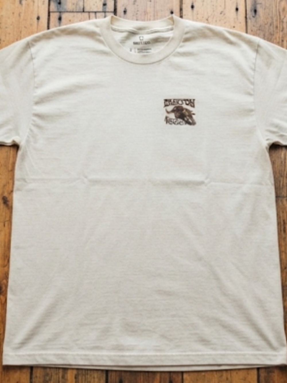 Brixton Cream Short-Sleeve Graphic Shirt Size Large